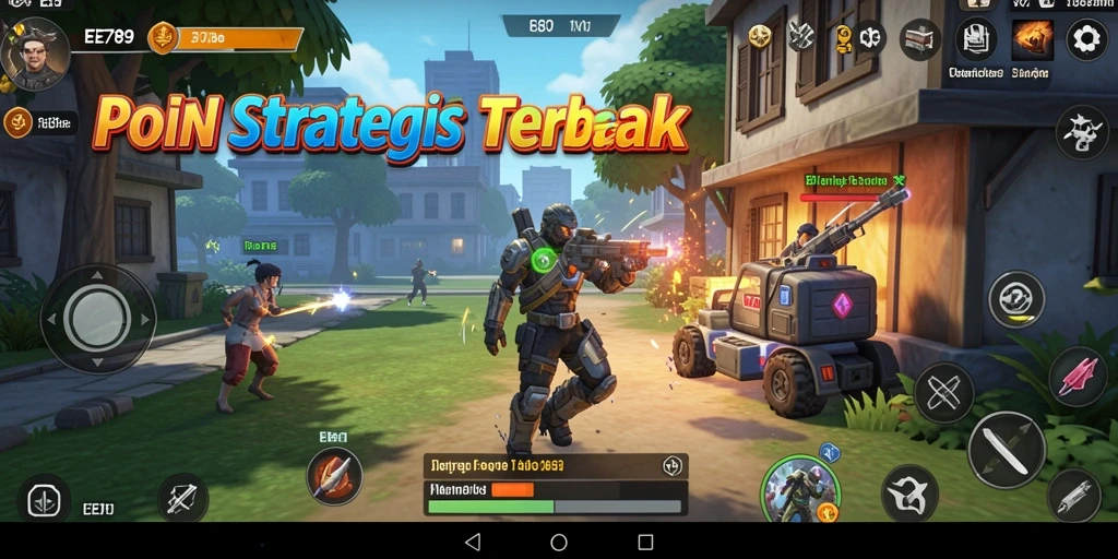 Screenshot gameplay EE789 yang menampilkan aksi mendebarkan dalam pertempuran TPS.