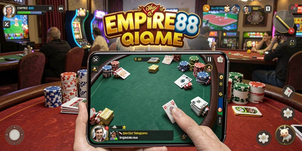 Tampilan menarik dari gameplay QiuQiu di EMPIRE88.