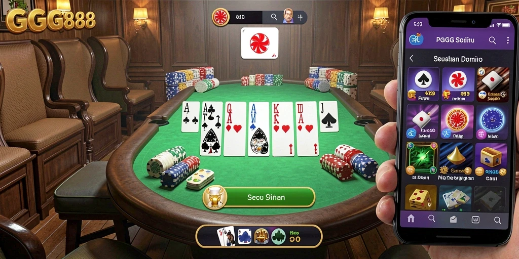 Tampilan gameplay GGG888 yang menarik dan menantang.