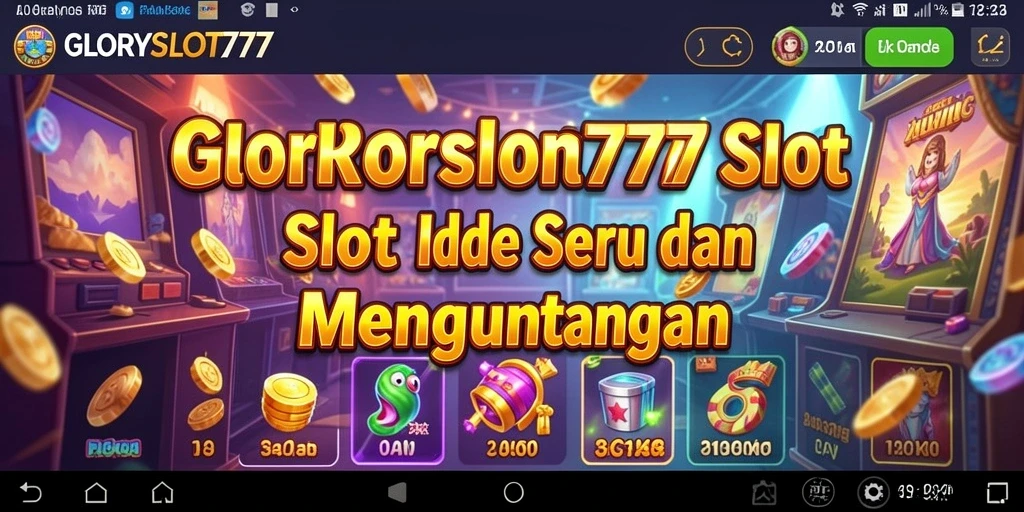 Tampilan menarik dari gameplay GLORYSLOT777 yang seru dan menyenangkan.