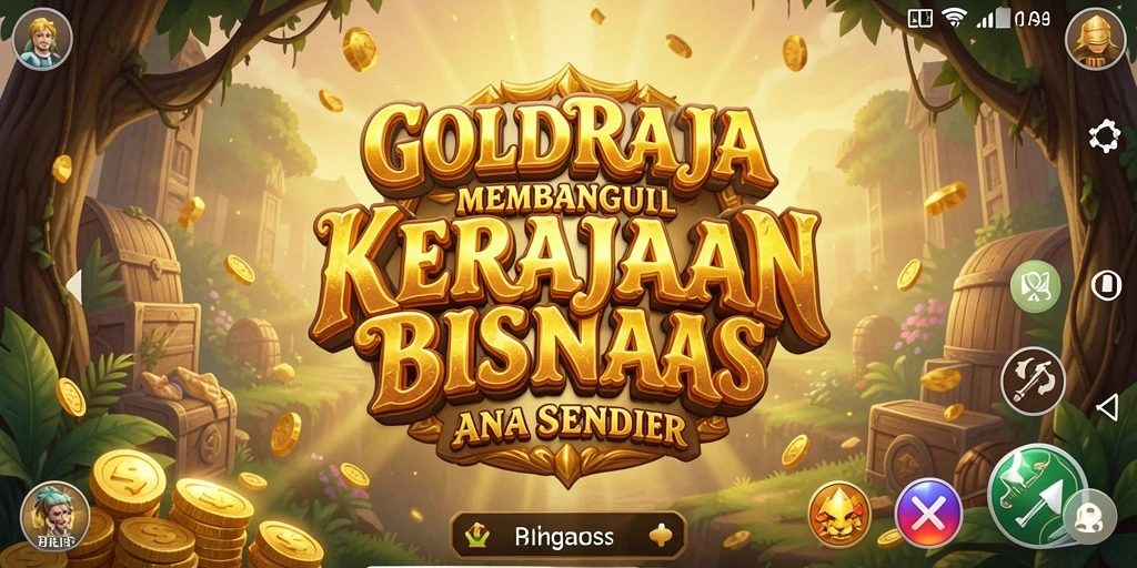 Tampilan gameplay GOLDRAJA yang menantang dan mengasyikkan.