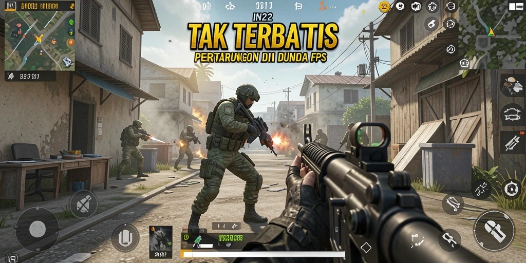 Gameplay menarik dari IN22 dengan pertempuran intens di arena.