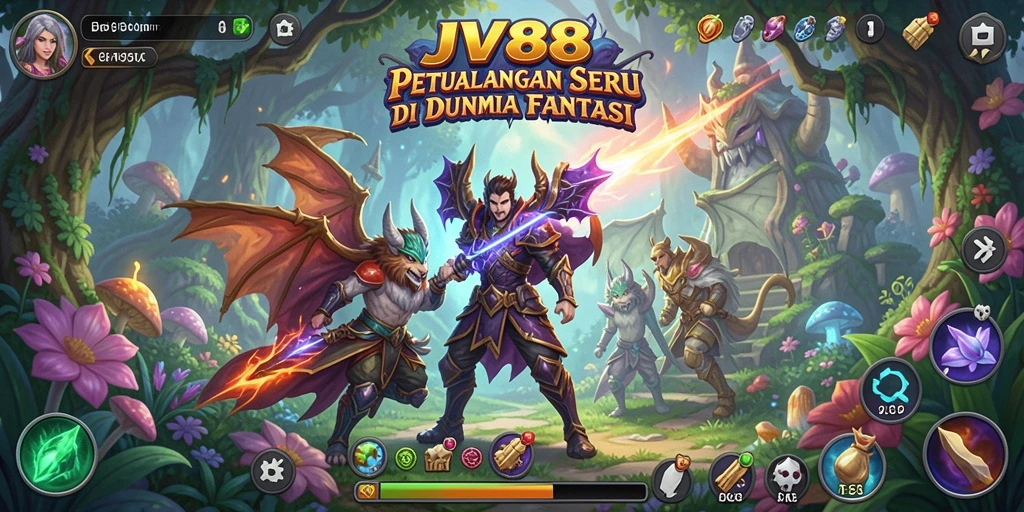 Screenshot gameplay JV88 menampilkan misi petualangan yang seru dan grafis yang memukau.