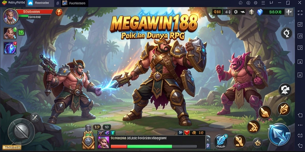 Tampilan gameplay RPG yang seru dan menarik di MEGAWIN188.