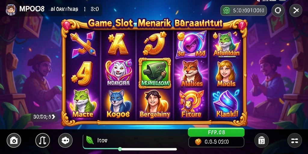 Tampilan gameplay MPO08 yang menakjubkan dengan efek visual yang menarik.