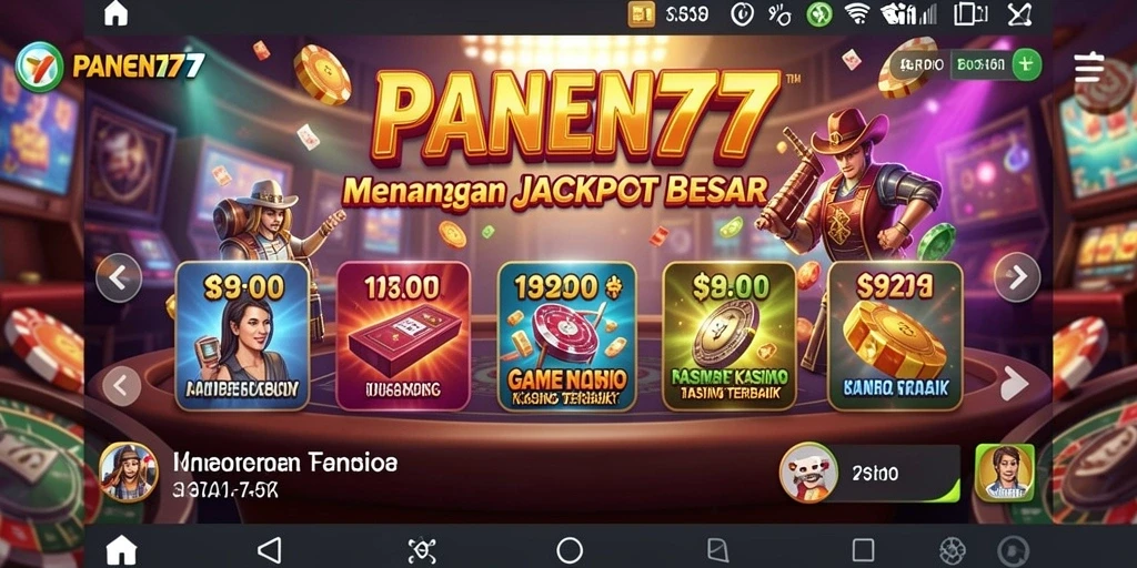 Tampilan gameplay seru dan menarik di PANEN77.