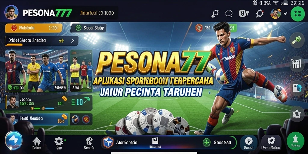 Tangkapan layar PESONA77 menampilkan pengalaman taruhan olahraga yang mendebarkan.