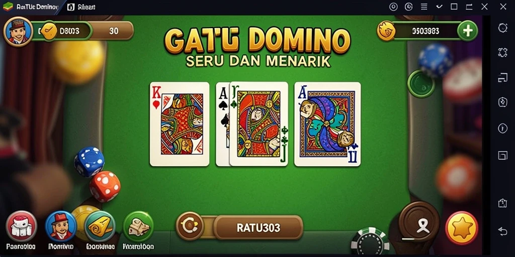 Tampilan gameplay seru dari RATU303 dengan grafis menarik.