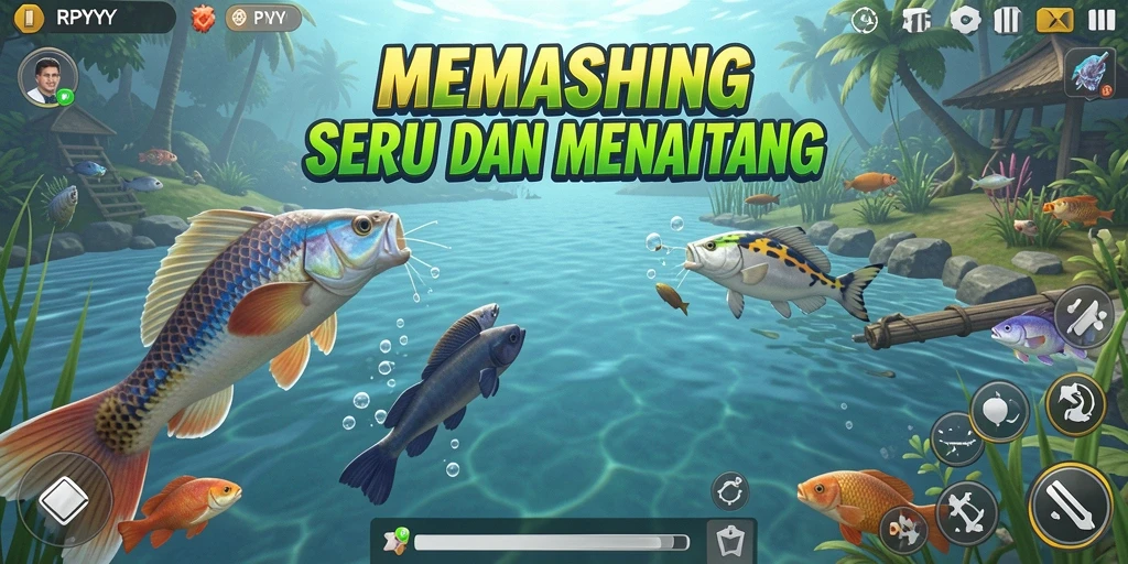 Tangkapan ikan mengesankan di <strong>RPYYY</strong> yang menunjukkan keseruan gameplay.