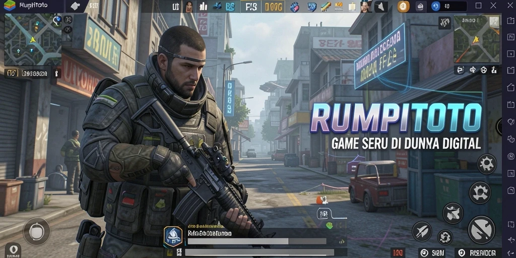 Tampilan gameplay RUMPITOTO yang intens dan mengenakan.